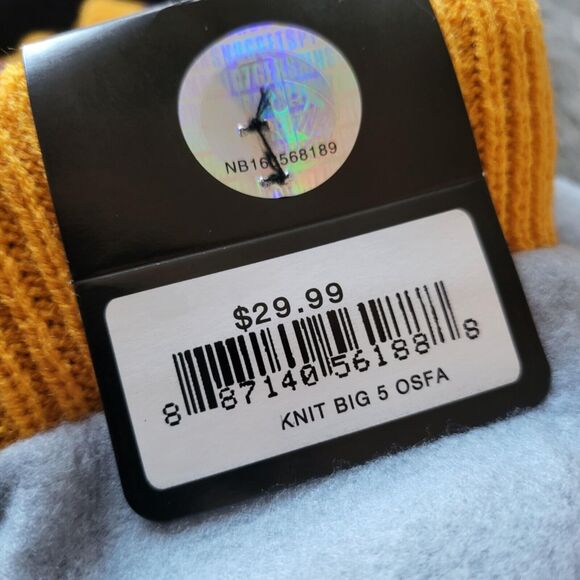 NWT Phoenix Suns Waffle Knit Sports Pom Beanie Fleece Lining OSFA Unisex‎ - Picture 2 of 5